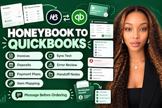 do honeybook quickbooks payment workflow setup