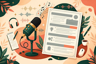 write french podcast show notes, chapters and seo titles