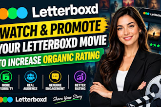 watch and promote your letterboxd movie to increase organic rating
