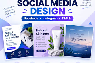 design professional canva social media posts