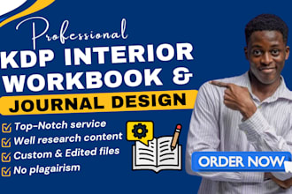 professionally design your workbook, journal and pdf