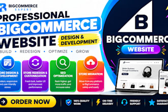 design bigcommerce ecommerce website development redesign bigcommerce seo store