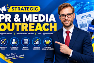 provide targeted media outreach, journalist pitching and PR distribution