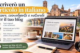 italian content writer blog storytelling