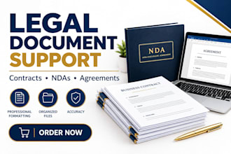 draft standard business contracts, ndas, and agreements as a paralegal