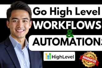 setup and create gohighlevel automation workflow, ghl workflow, email automation