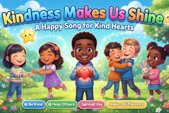 write, sing, and produce kid songs