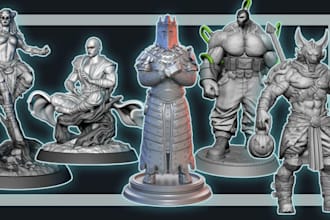 do 3d character modeling for 3d printing