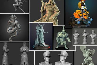 do 3d character modeling for 3d printing
