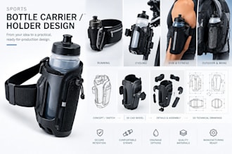 design cycling, running, sport bottle holder, carriers and hydration accessories