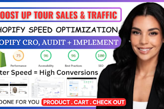 audit and optimize your shopify store for speed, UX and shopify cro fixes