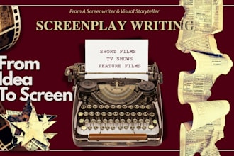 write your screenplay for film, TV, or short films