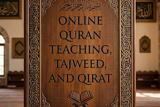 be your online quran teacher with tajweed qirrat and memorization