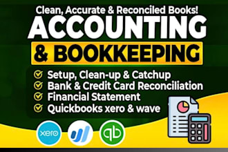 do bookkeeping in quickbooks online and wave