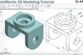 create 3d parametric cad models and technical drawings