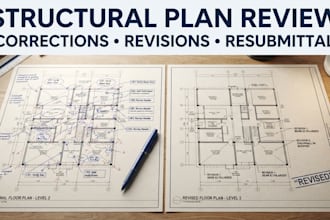 structural plan review corrections, revisions and  permit resubmittal