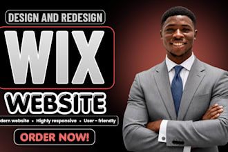 build wix website design, wix website redesign, wix ecommerce or wix studio
