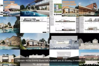 create architectural drawings, axonometric and concept diagrams
