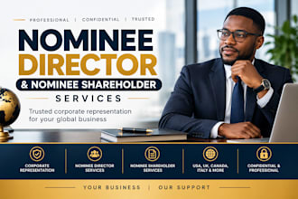provide USA UK and worldwide nominee director services