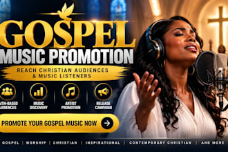 promote your gospel music to christian audiences and listeners