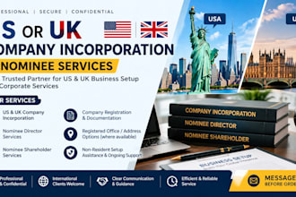 provide us or uk nominee director nominee shareholder and company incorporation