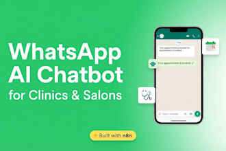 build a whatsapp ai booking chatbot for clinics and salons
