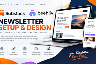 setup and manage your substack and beehiiv newsletter