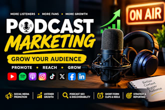 promo your podcast and grow your audience with tmarketing