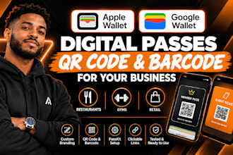 create apple and google wallet passes with qr codes for your business