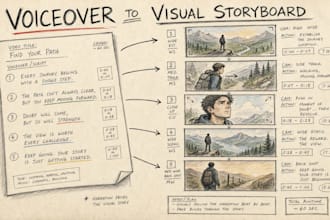 turn your voiceover into a visual storyboard