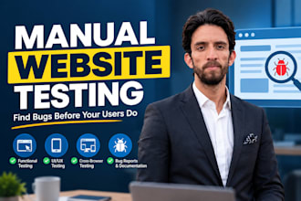 manually test your website and find bugs