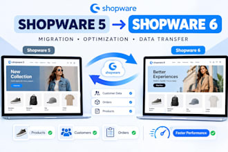 do migration from shopware 5 to shopware 6 optimize shopaware 6 ecommerce store