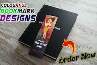 create modern and attractive bookmark designs