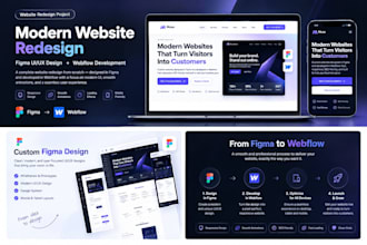 visual rejuvenation figma UI UX and webflow development