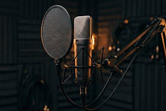 record a professional spanish male voice over for your video