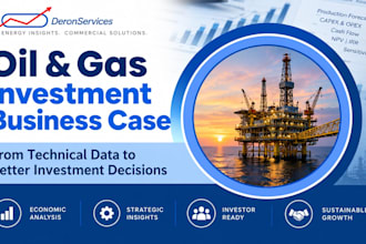 create an oil and gas investment plan and financial model