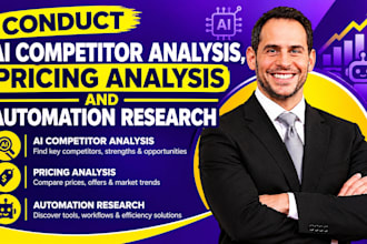 conduct ai saas competitor analysis, pricing and automation research