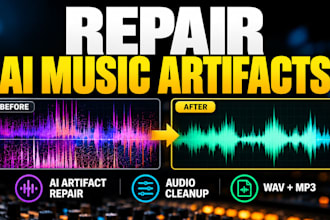 repair ai music artifacts in suno generated audio
