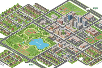 design vector real estate map, property map, site plans and location maps