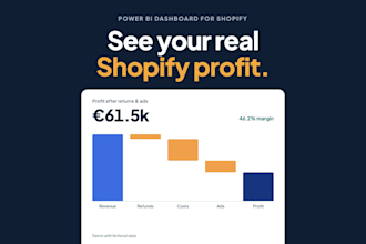 build a power bi ecommerce dashboard for your shopify store
