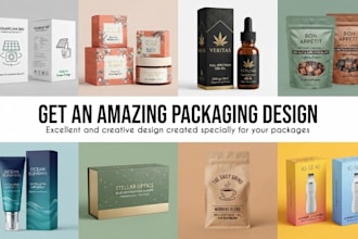 do professional custom product label and packaging label design