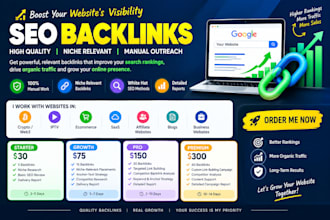 do SEO backlinks and website promotion for crypto iptv ecommerce saas businesses