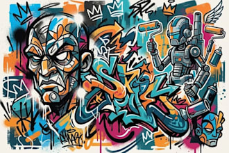 design custom mural art, wall mural, interior design and wall art for your space