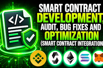 write, deploy, audit smart contract, solidity, rust, erc20 smart contract, audit