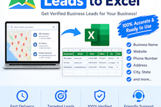 find google maps leads and deliver them in excel