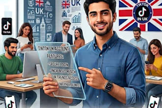 create tiktok UK account