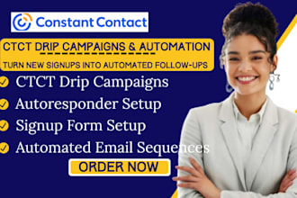 do ctct drip campaign, autoresponder constant contact signup form
