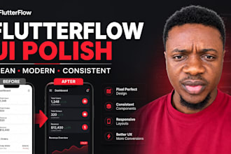 polish and improve your flutterflow UI design