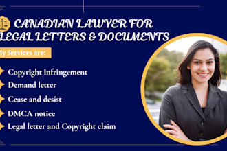 draft a legal demand letter for copyright infringement and dmca