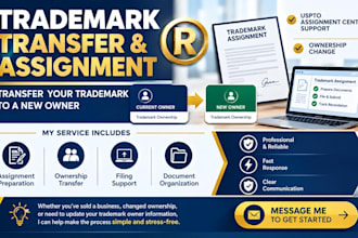 transfer and assign your trademark to the new owner